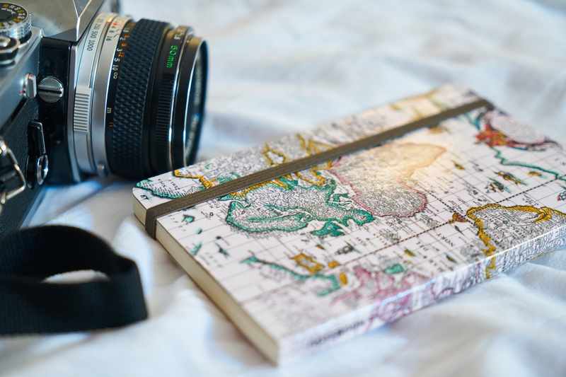 caderno de viagem
