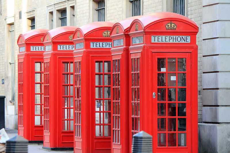 cabines telefônicas de londres