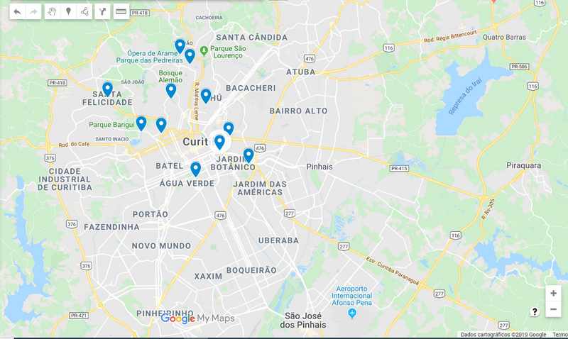 onde ficar em curitiba