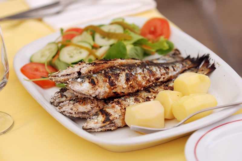 sardinhas grelhadas